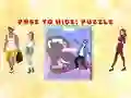 Igra Pose To Hide Puzzle spletu