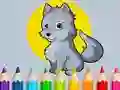 Igra Coloring Book: Wolf spletu