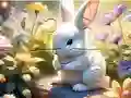 Igra Jigsaw Puzzle: Sunny Forest Rabbit spletu