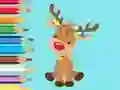 Igra Coloring Book: Cute Christmas Reindeer spletu