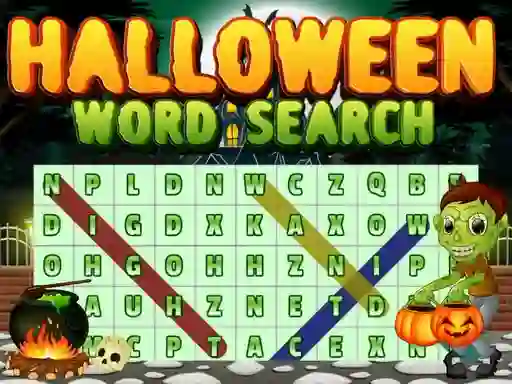 Igra Halloween Words Search spletu