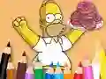 Igra Coloring Book: Simpson Doughnut spletu