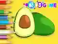 Igra Coloring Book: Avocado Fruit spletu