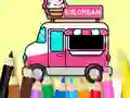 Igra Coloring Book: Ice Cream Car spletu