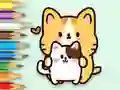 Igra Coloring Book: Hugging Cat spletu