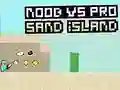 Igra Noob vs Pro Sand Island spletu