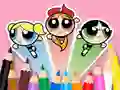 Igra Coloring Book: The Powerpuff Girls spletu