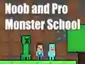 Igra Noob and Pro Monster School spletu