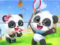 Igra Jigsaw Puzzle: Baby Panda Spring Outing spletu