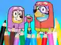Igra Coloring Book: Bluey Flossing Grannies spletu