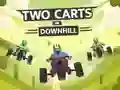 Igra Two Carts Downhill spletu