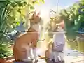 Igra Jigsaw Puzzle: Cats In Pairs spletu