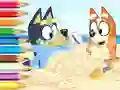 Igra Coloring Book: Bluey On The Beach spletu