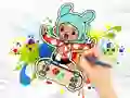 Igra Coloring Book: Toca Boca Skateboard spletu