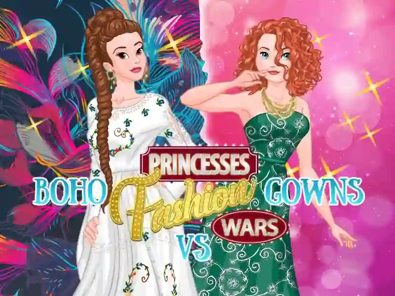 Igra Princesses: Boho Vs Dress Fashion Wars spletu