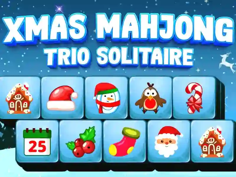 Igra Xmas Mahjong Trio Solitaire spletu
