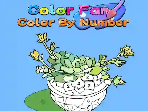 Igra Color Fan: Color By Number spletu