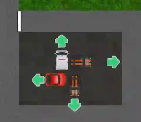 Igra Parking Car spletu