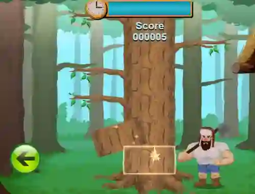 Igra Wood Chopping spletu