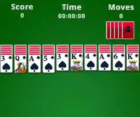 Igra Spider Solitaire spletu