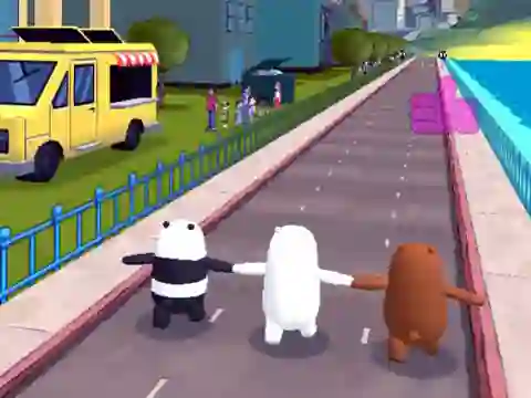 Igra We Bare Bears Bear Parkour spletu