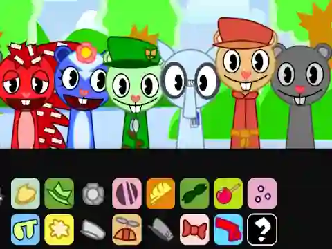 Igra Happy Sprunk Friends spletu