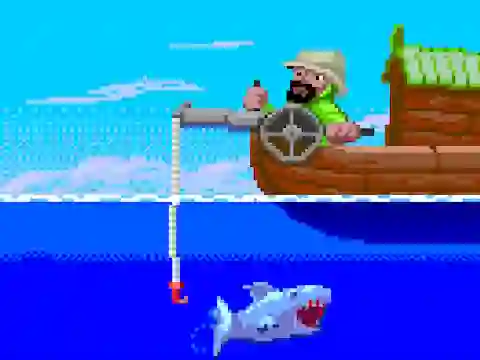 Igra Dock Fishing spletu