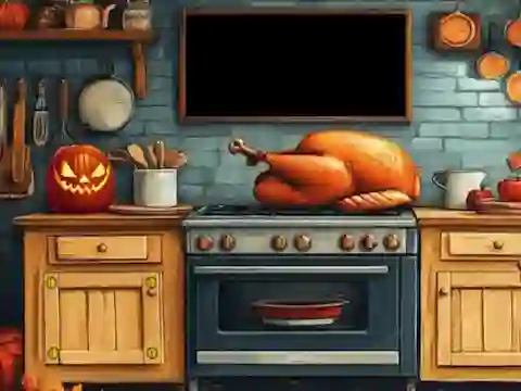Igra Thanksgiving Cage Break spletu