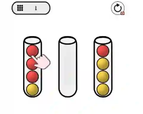 Igra Balls Sorter spletu
