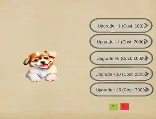 Igra Dog Clicker spletu