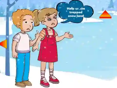 Igra Siblings Escaped Snow Land spletu