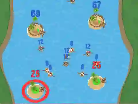 Igra Battle For The Islands spletu