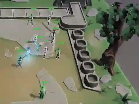 Igra Attack Stages spletu