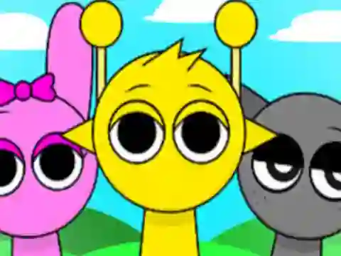 Igra Sprunki Spot the 5 Differences spletu