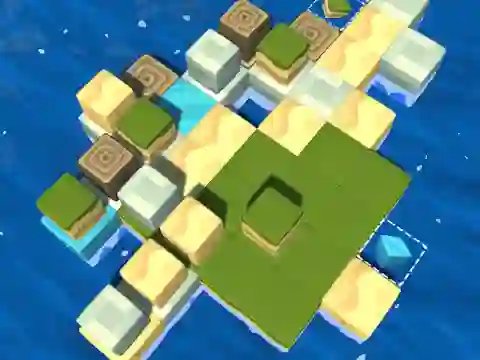 Igra Cube Island: ASMR Relax Puzzle spletu