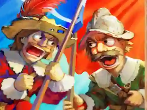 Igra Musketeers Gunpowder vs Steel spletu