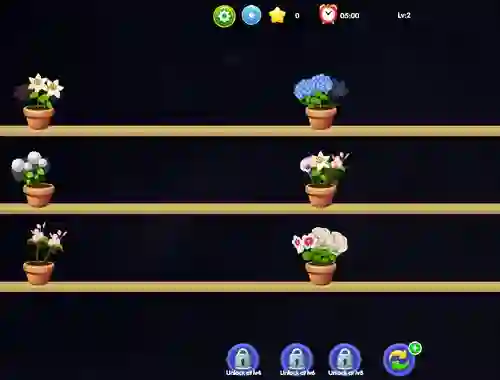 Igra Flower Matching spletu