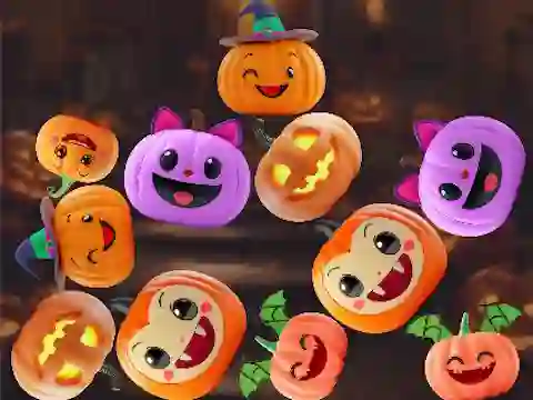Igra Merge Connect Pumpkins: Halloween! spletu