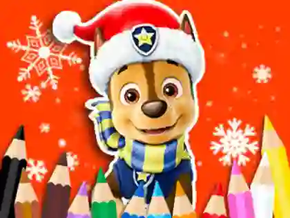 Igra Coloring Book: PAW Patrol Christmas spletu