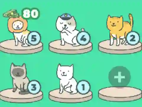 Igra Meow Merge spletu