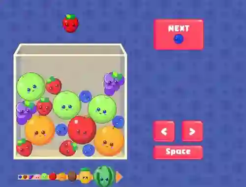 Igra Fruit Merge spletu