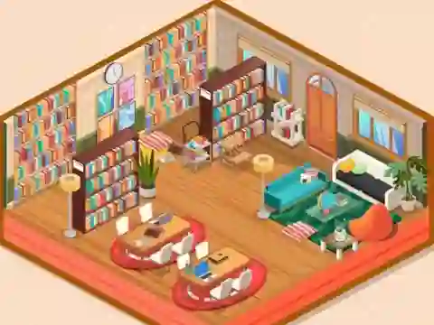 Igra Decor: My Library spletu