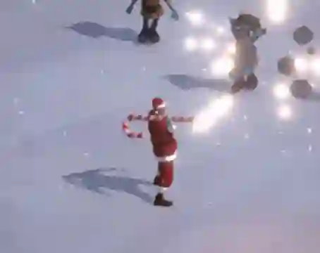 Igra Santa With Cannon spletu