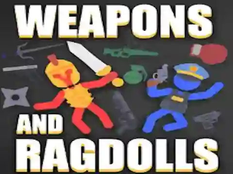 Igra Weapons and Ragdolls spletu
