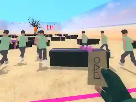Igra Squid Game Red Light spletu