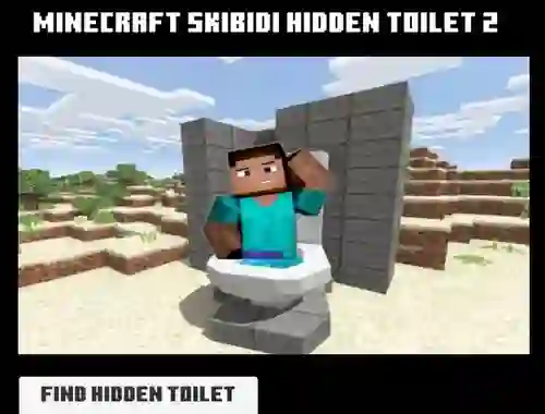Igra Minicraft Skibidi Hidden Toilet 2 spletu