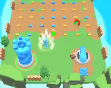 Igra Tower Clash: Collect Bricks spletu