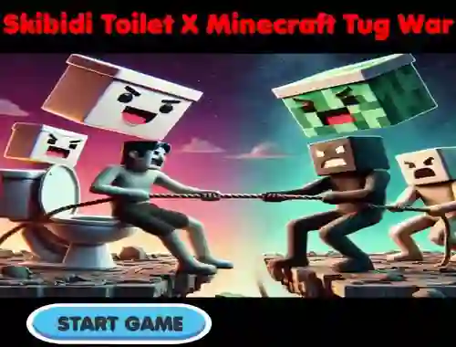 Igra Skibidi Toilet X Minecraft Tug War spletu