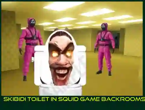 Igra Skibidi Toilet in Squid Game Backrooms spletu