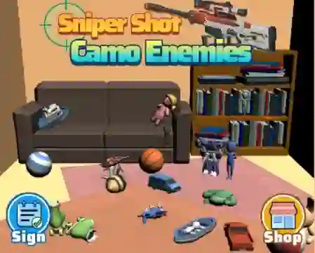 Igra Sniper Shot Camo Enemies spletu
